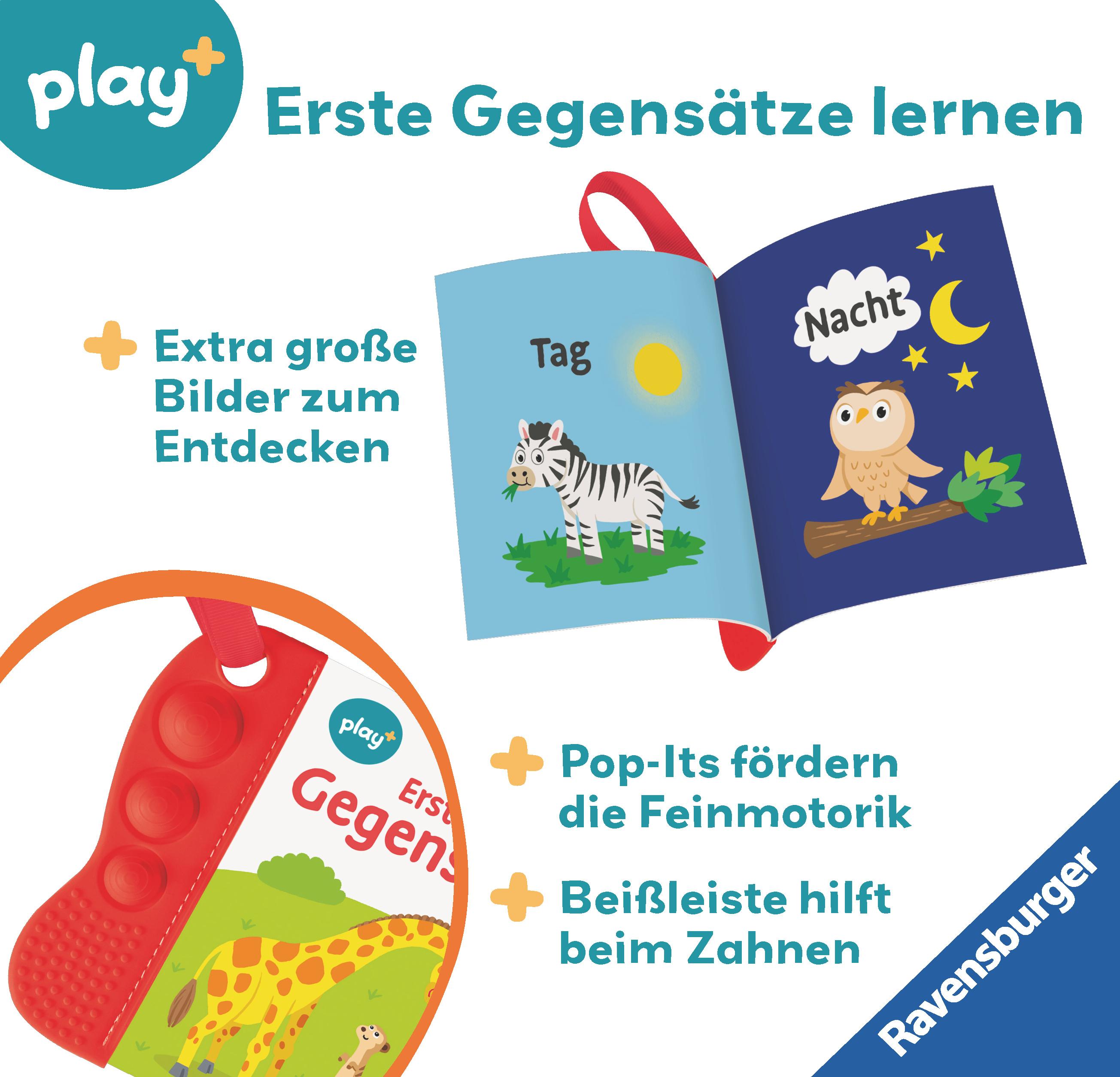Produktbild Ravensburger Play+ flip&pop: Erste Gegensätze (Mein allererstes Beißbuch) 2 von 8