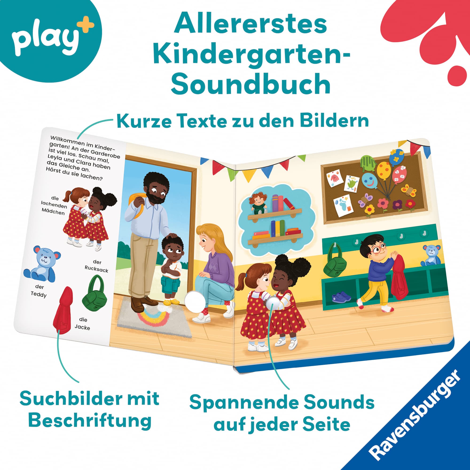Produktbild Play+ Mein allererstes Soundbuch Im Kindergarten - ab 12 Monate 5 von 7