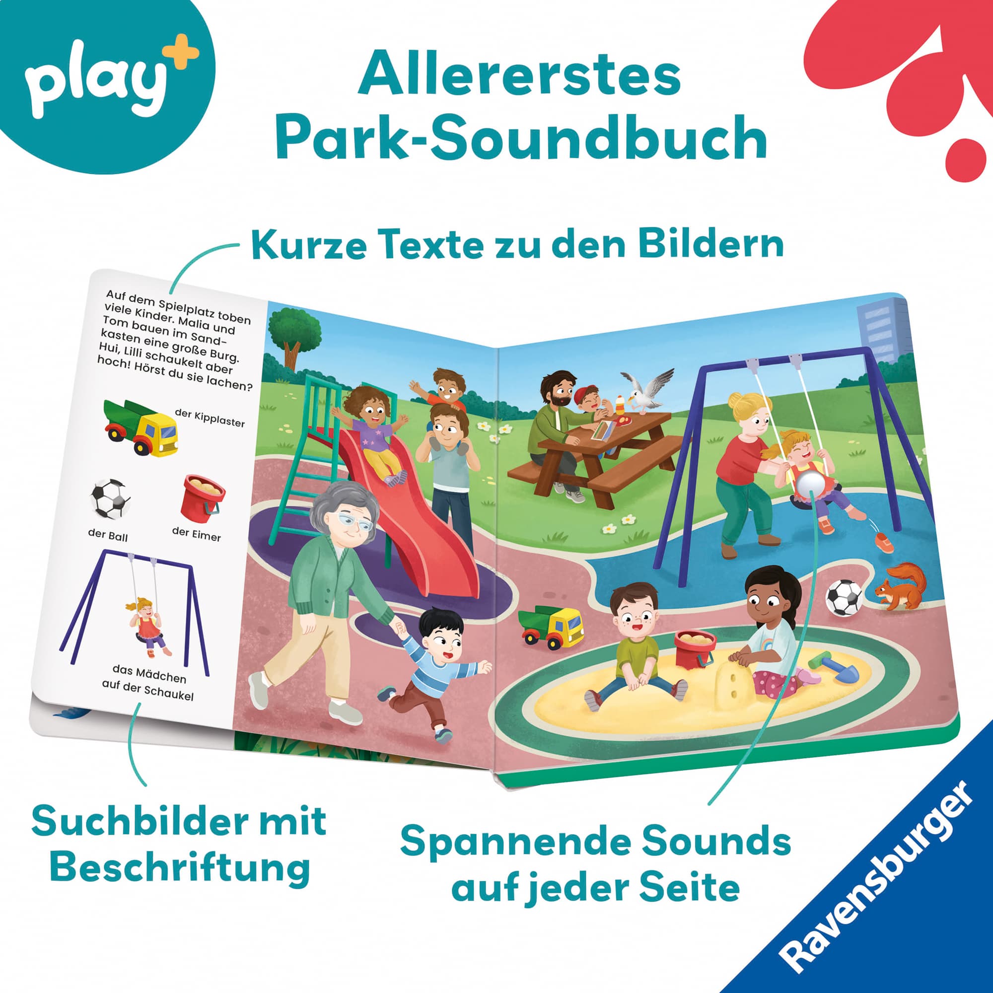 Produktbild Play+ Mein allererstes Soundbuch Im Park - ab 12 Monate 5 von 6