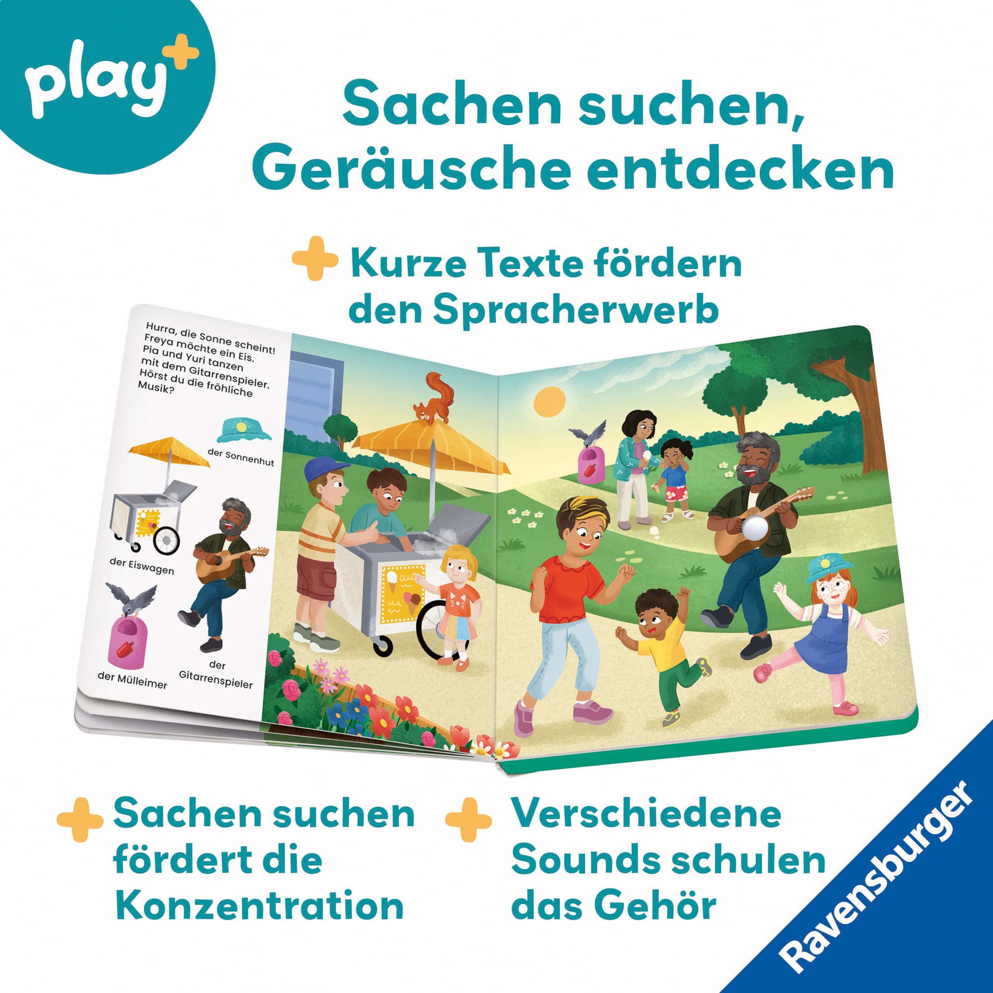 Produktbild Play+ Mein allererstes Soundbuch Im Park - ab 12 Monate 3 von 6