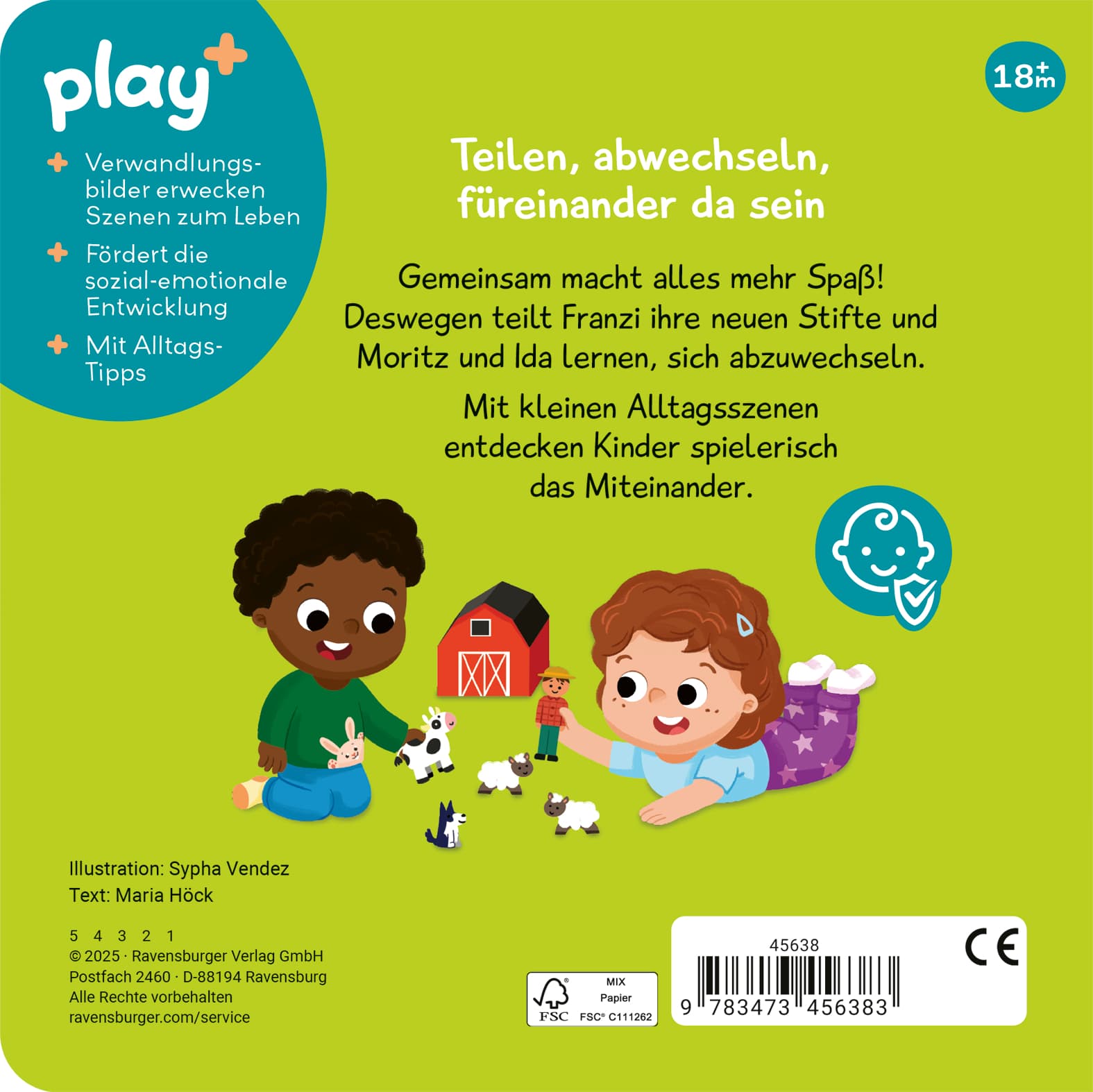 Produktbild Play+ Mein erstes Schiebebuch Teilen und vertragen - ab 18 Monate 8 von 8