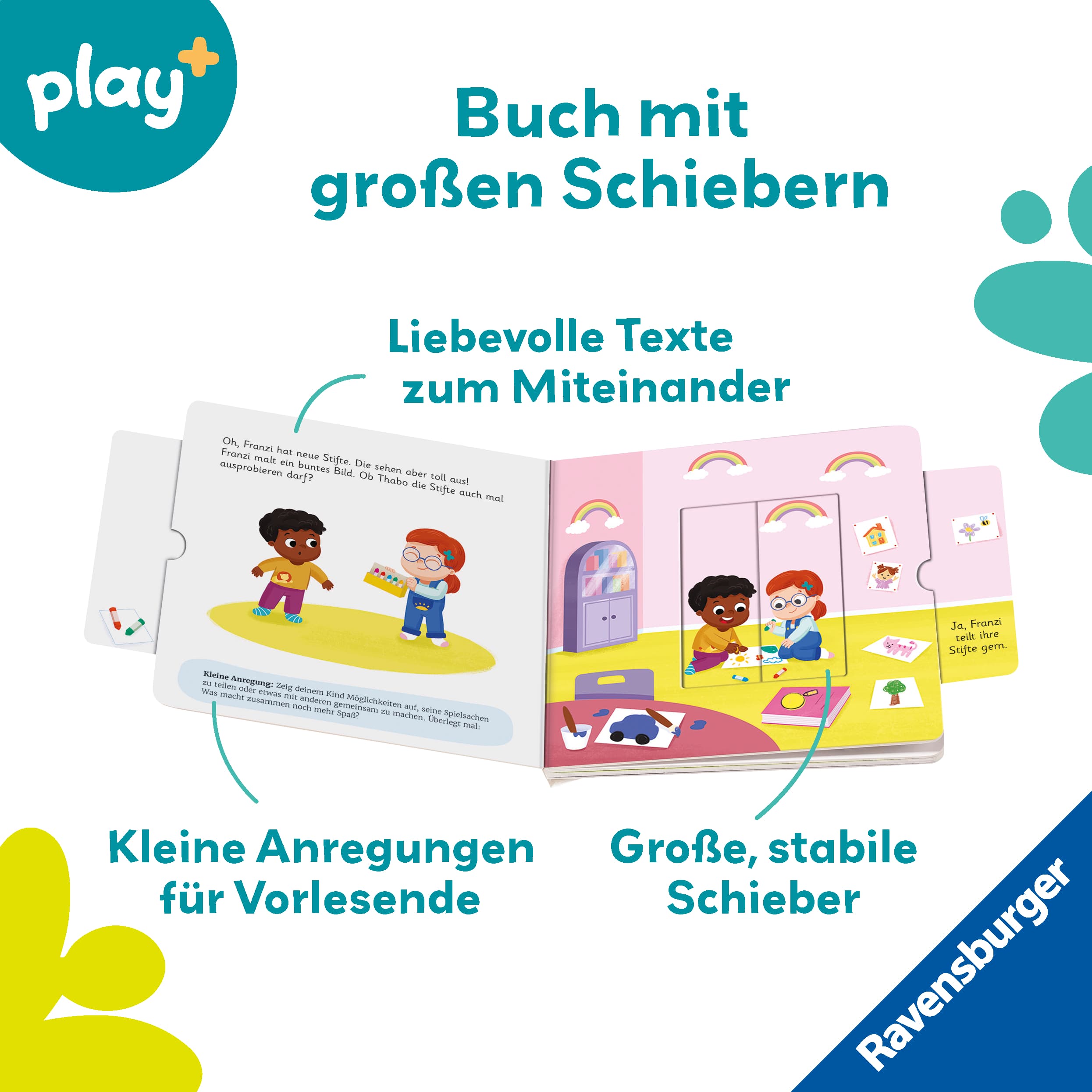 Produktbild Play+ Mein erstes Schiebebuch Teilen und vertragen - ab 18 Monate 5 von 8