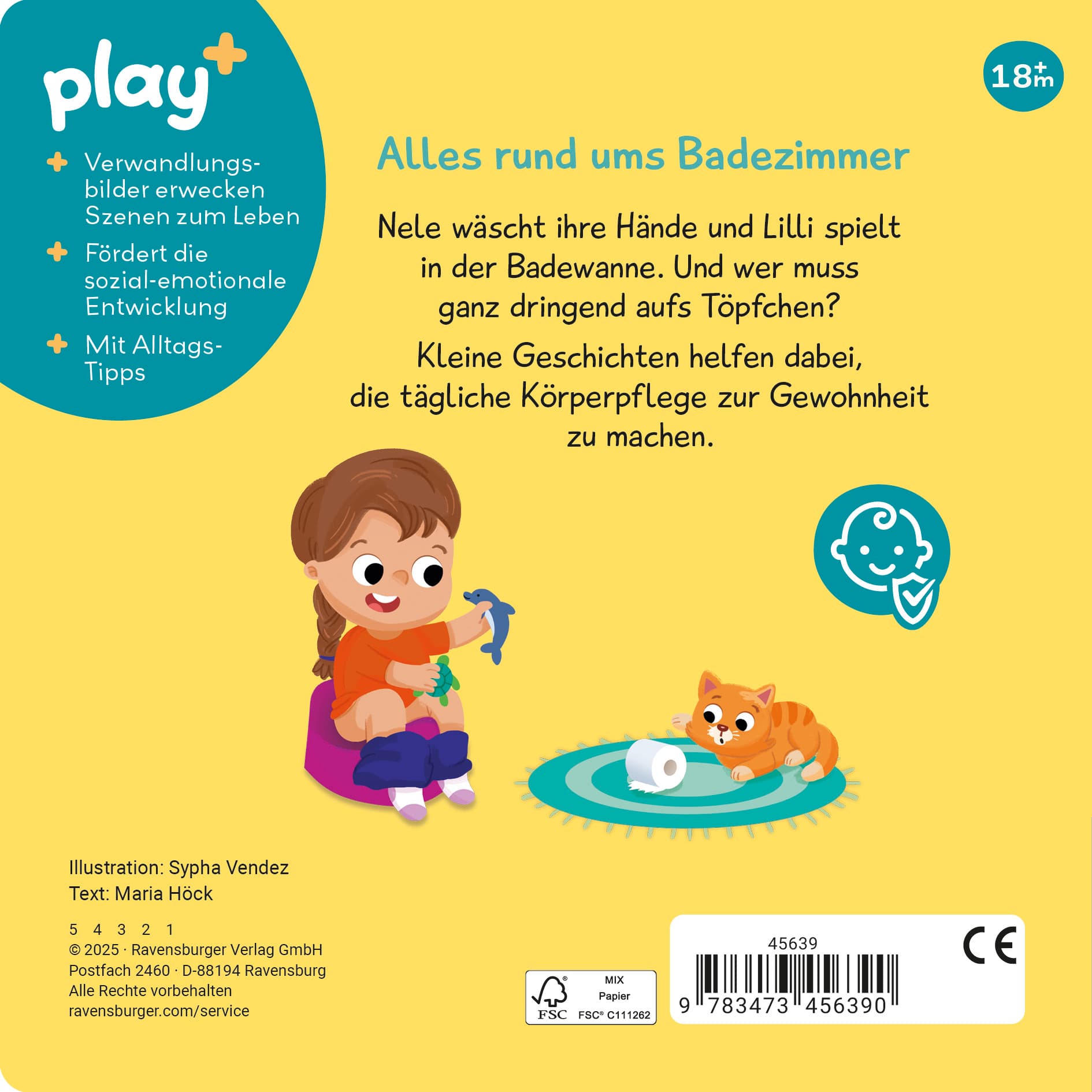 Produktbild Play+ Mein erstes Schiebebuch Baden, waschen, Zähne putzen - ab 18 Monate 8 von 8