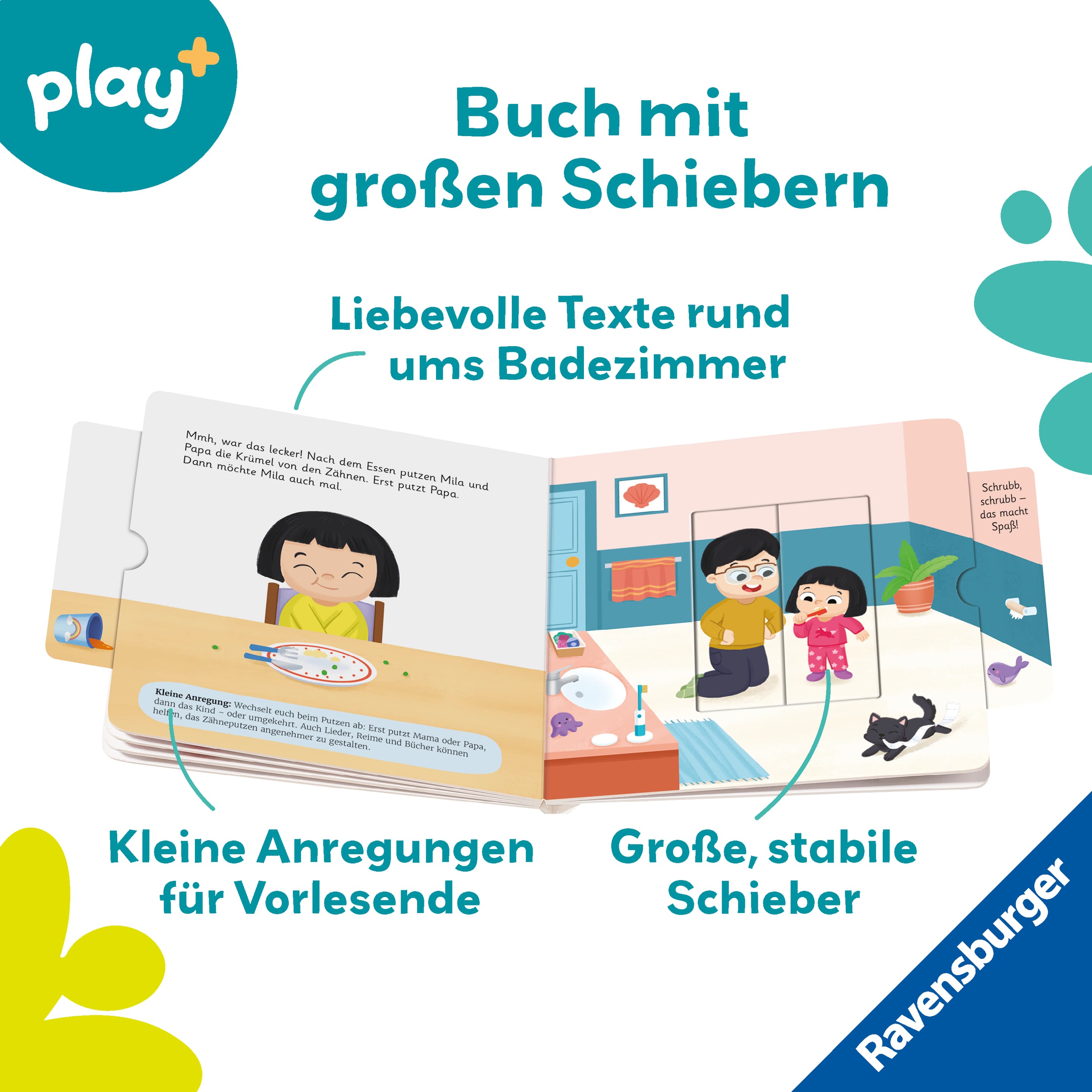 Produktbild Play+ Mein erstes Schiebebuch Baden, waschen, Zähne putzen - ab 18 Monate 5 von 8