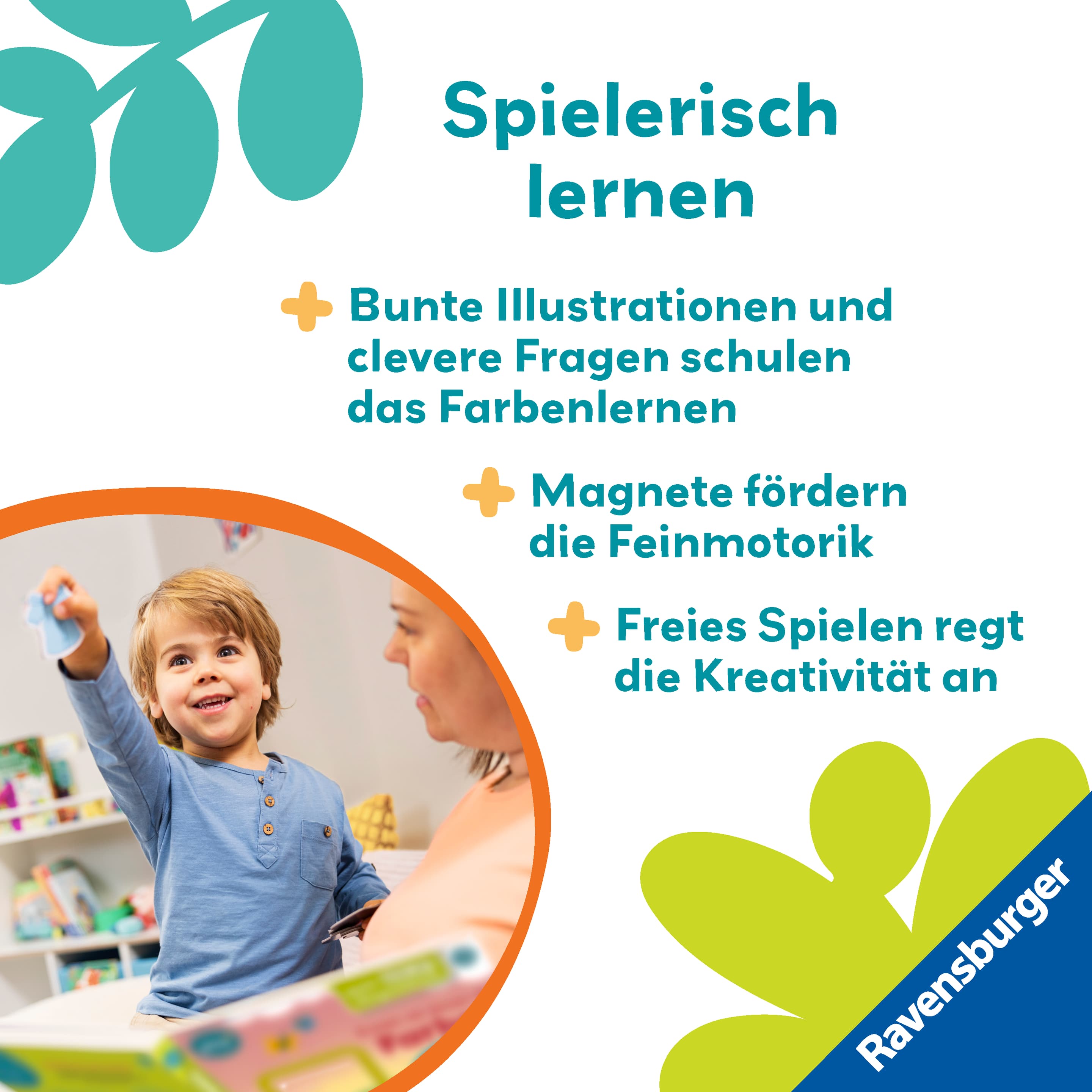 Produktbild Play+ Mein Spiel mit-Magnetbuch Komm, wir lernen die Farben - ab 18 Monate 2 von 7