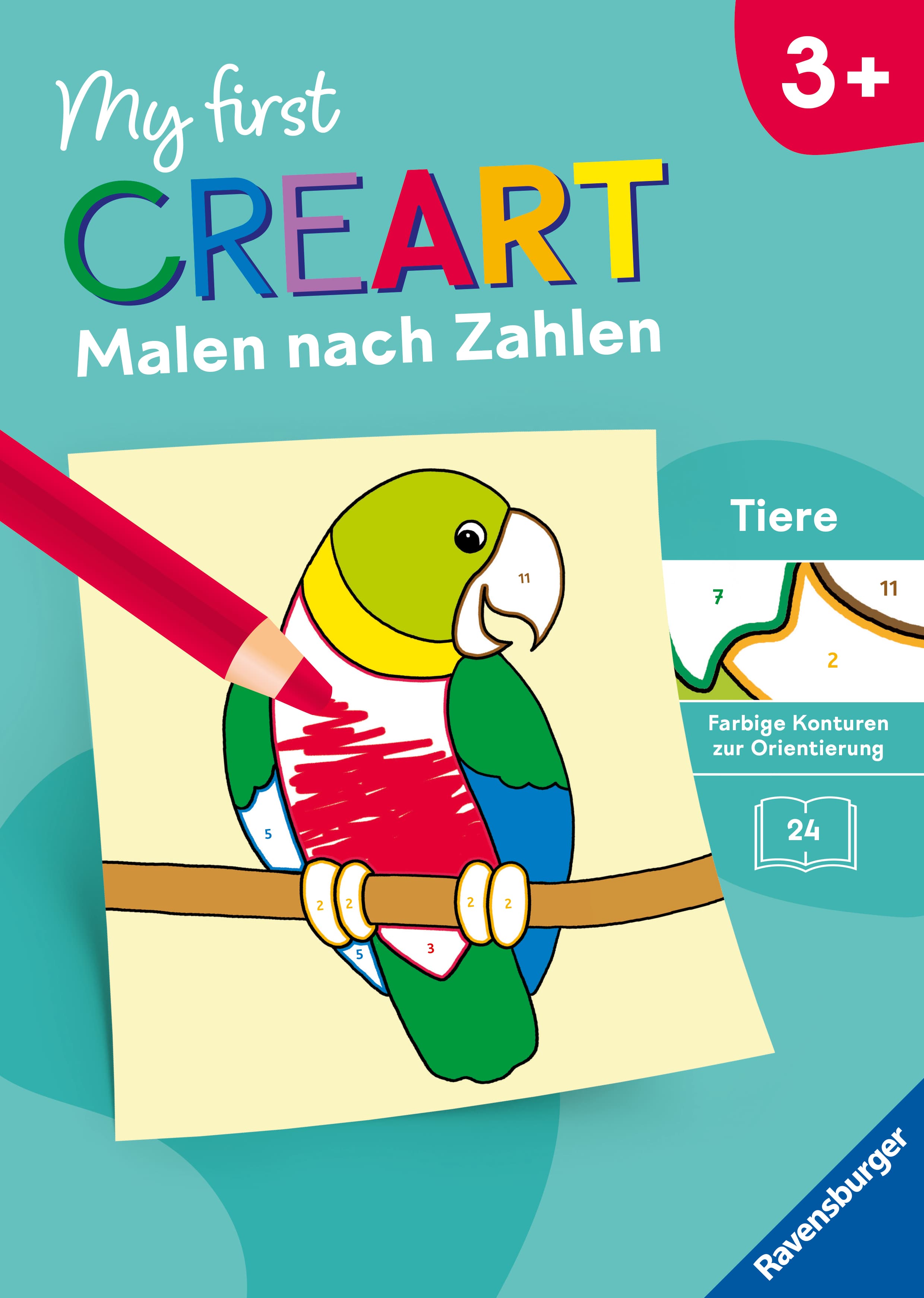 My first CreArt Malen nach Zahlen ab 3 - Tiere