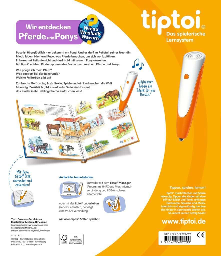 Produktbild Ravensburger tiptoi - Wieso? Weshalb? Warum? Wir entdecken Pferde und Ponys, In Sachwissen eintauchen 2 von 9