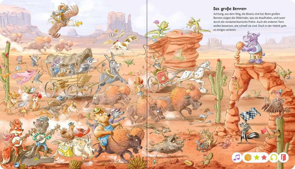 Produktbild Ravensburger tiptoi - Die große Wimmelreise der Tiere, Ein tierisch verrückter Suchspaß 3 von 6