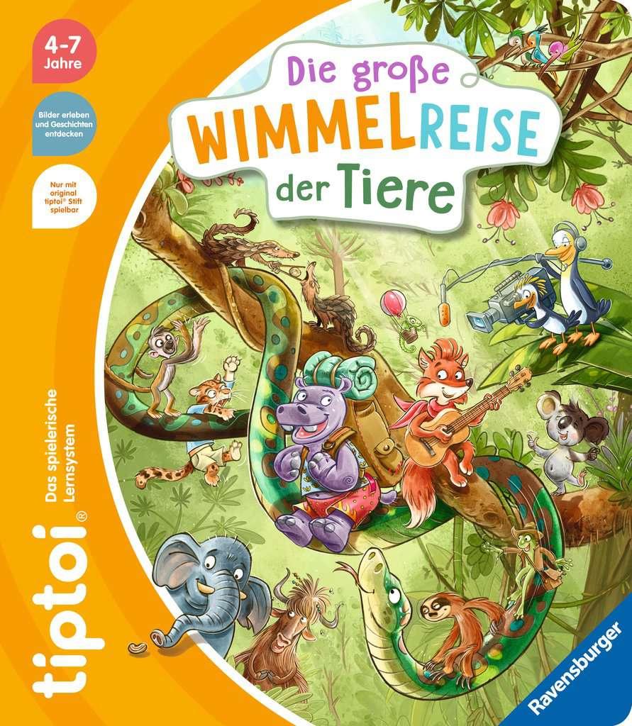 Ravensburger tiptoi - Die große Wimmelreise der Tiere, Ein tierisch verrückter Suchspaß