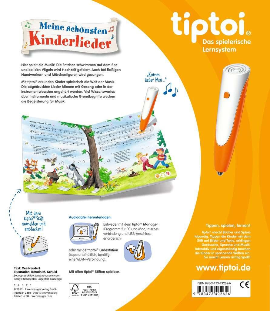 Produktbild Ravensburger tiptoi - Meine schönsten Kinderlieder, Sing mit tiptoi®! 4 von 8