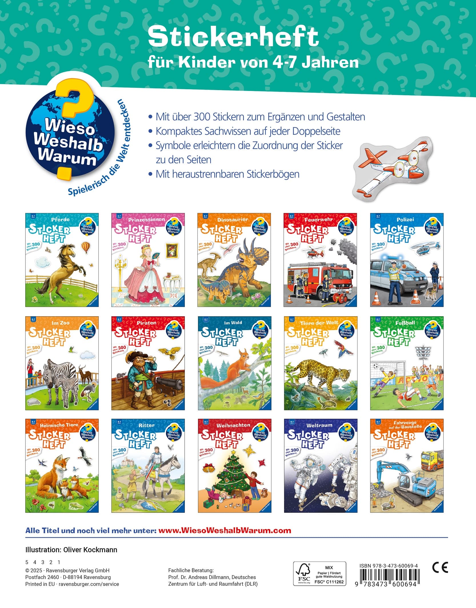 Produktbild Wieso? Weshalb? Warum? Stickerheft - Flugzeuge 4 von 4