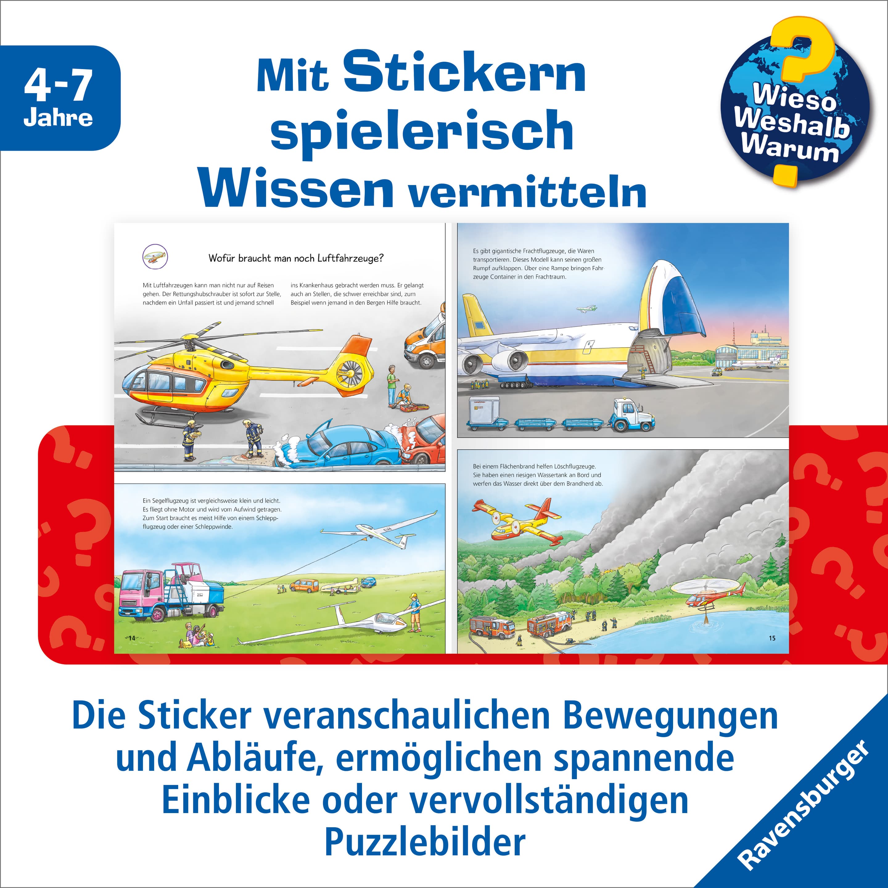 Produktbild Wieso? Weshalb? Warum? Stickerheft - Flugzeuge 2 von 4