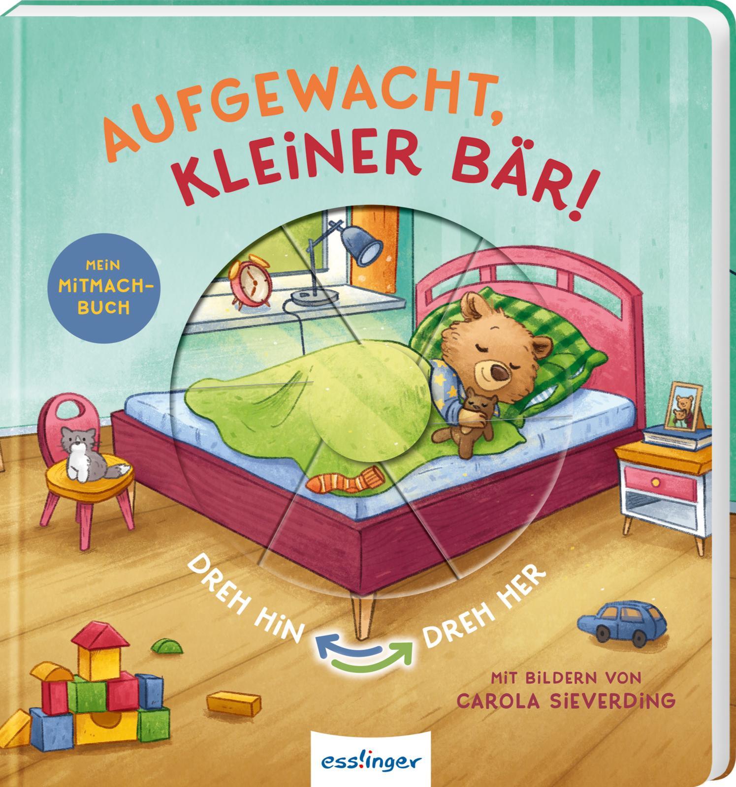 Dreh hin ̶ Dreh her 2: Aufgewacht, kleiner Bär! - Mitmach-Pappebuch mit Verwandlungsseiten