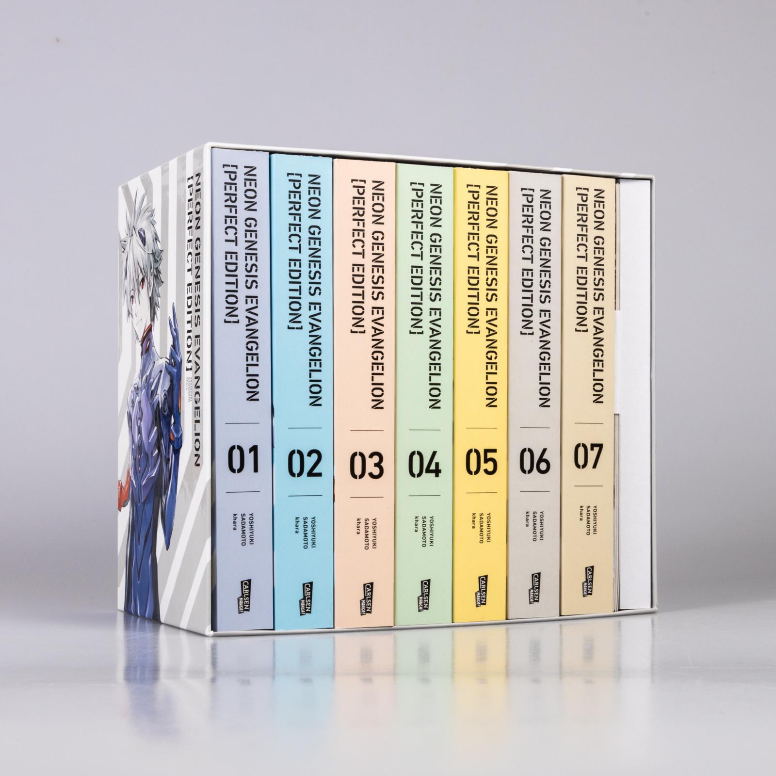 Produktbild Neon Genesis Evangelion – Perfect Edition, Bände 1-7 im Sammelschuber mit Extras 3 von 6