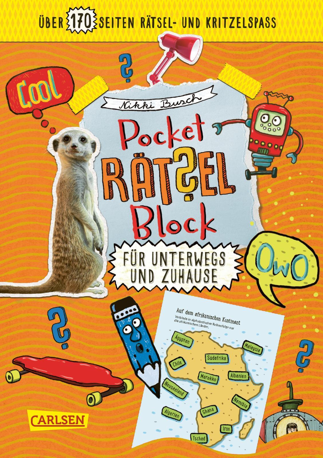 Pocket Rätsel Block: Unterwegs und Zuhause   Kinderbeschäftigung ab 9