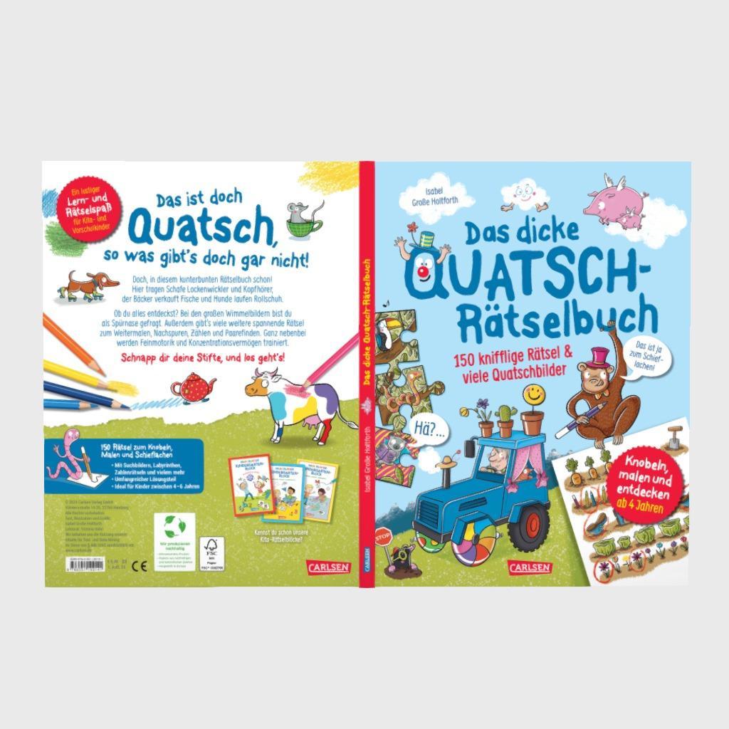 Produktbild Das dicke Quatsch-Rätselbuch 2 von 5