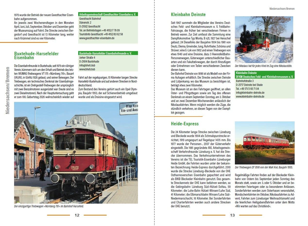 Unterwegs mit Museumsbahnen