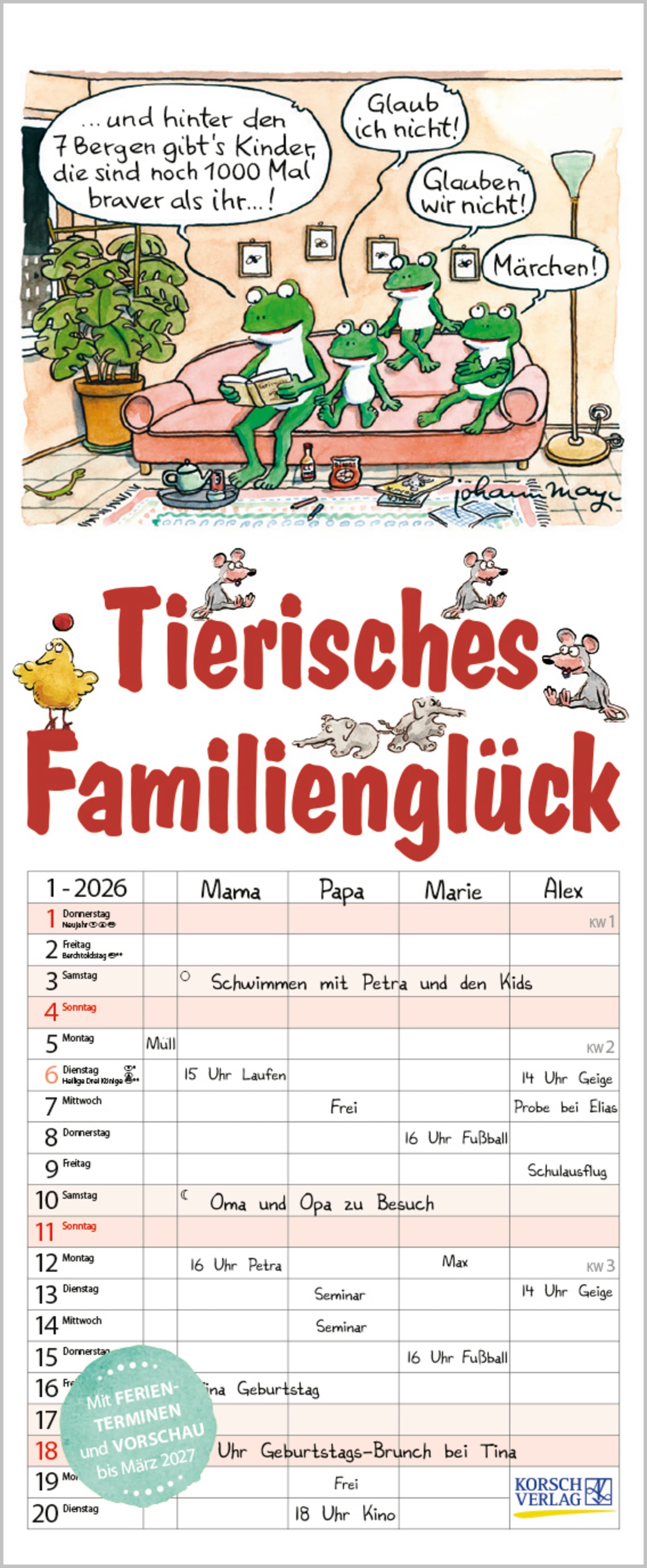 Tierisches Familienglück 2026