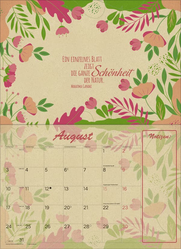 Produktbild Natural Art Graspapier 2026 2 von 16