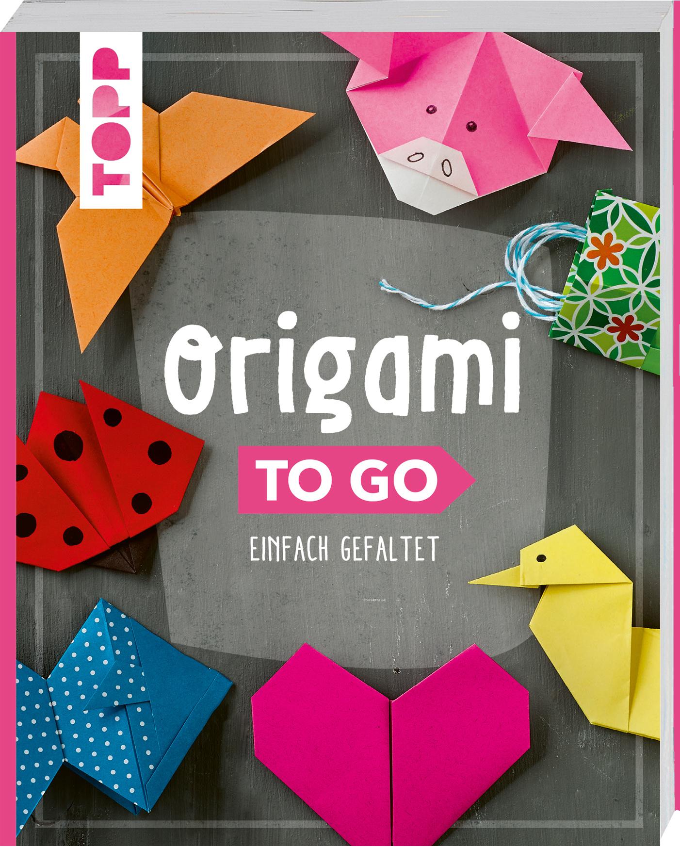 Origami to go - Das Falt-Buch für jede Tasche. Pocket-Format mit verdeckter Spiralbindung