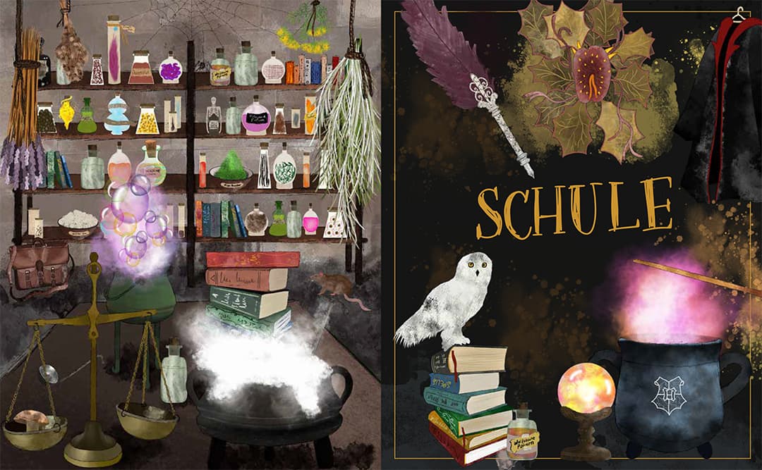 Produktbild Mein inoffizielles Harry-Potter-Zauberbuch für magische Schulpausen. Zauberhafte Beschäftigungen, Rätsel, Challenges und mehr. 5 von 6