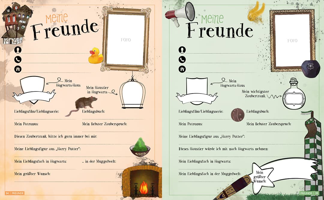 Produktbild Mein inoffizielles Harry-Potter-Zauberbuch für magische Schulpausen. Zauberhafte Beschäftigungen, Rätsel, Challenges und mehr. 4 von 6