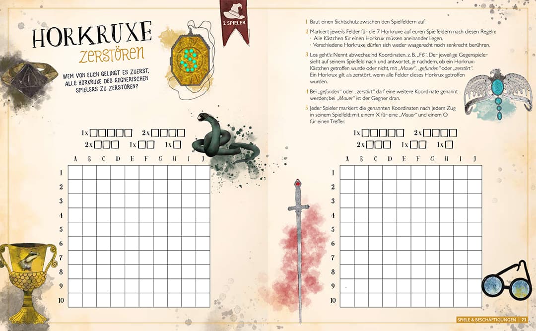 Produktbild Mein inoffizielles Harry-Potter-Zauberbuch für magische Schulpausen. Zauberhafte Beschäftigungen, Rätsel, Challenges und mehr. 3 von 6