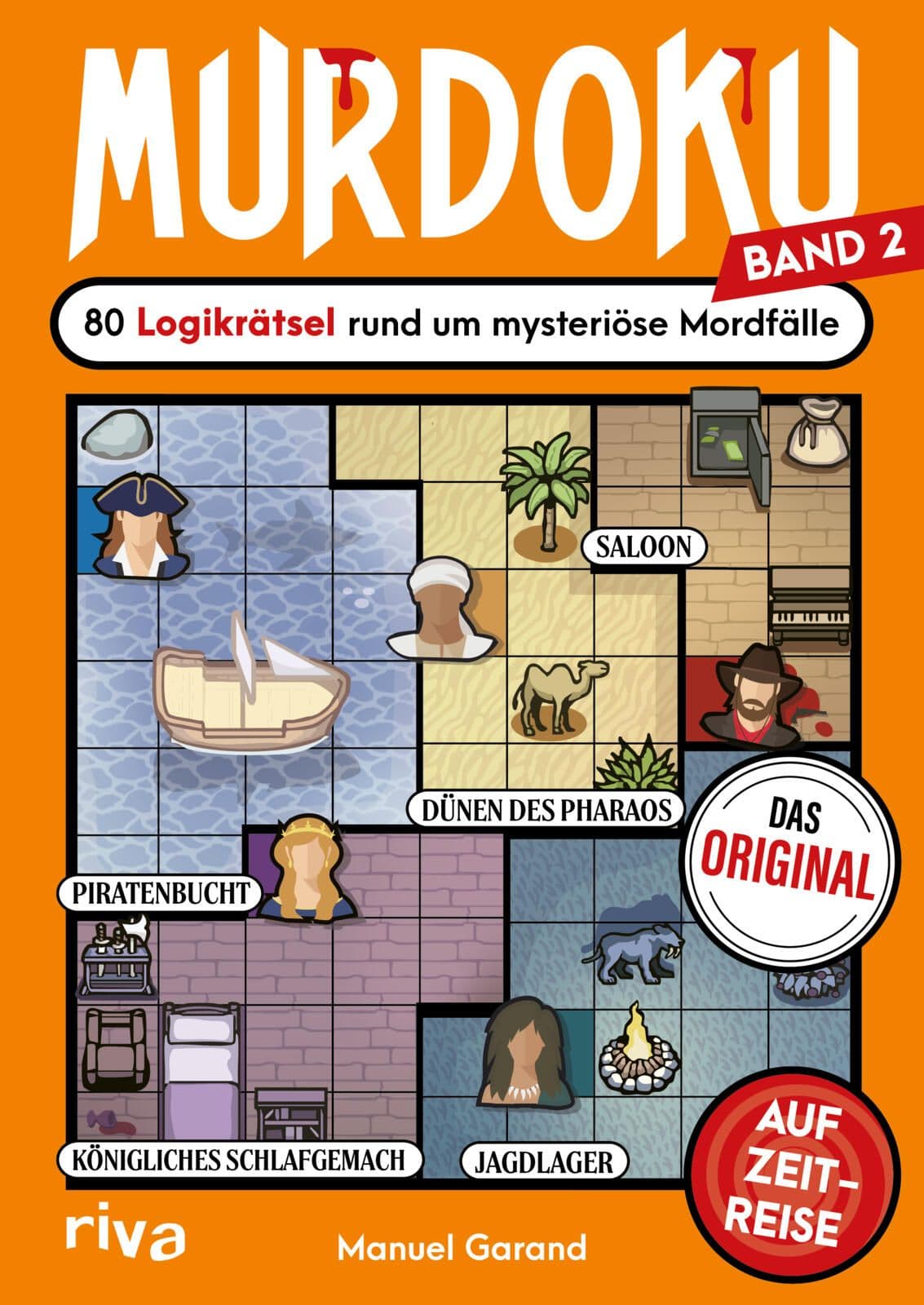 Murdoku 2 – Auf Zeitreise: 80 Logikrätsel rund um mysteriöse Mordfälle