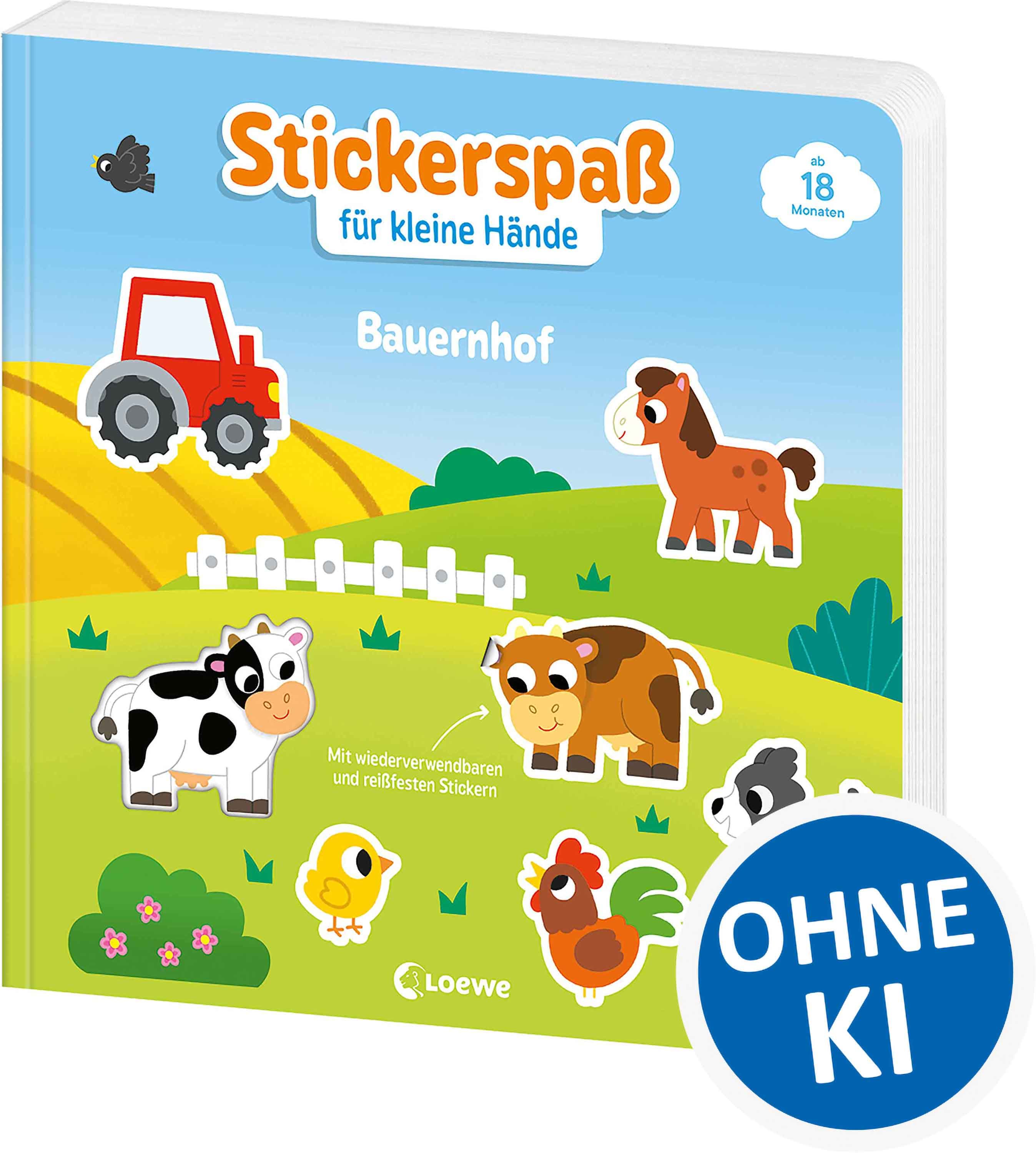Stickerspaß für kleine Hände - Bauernhof