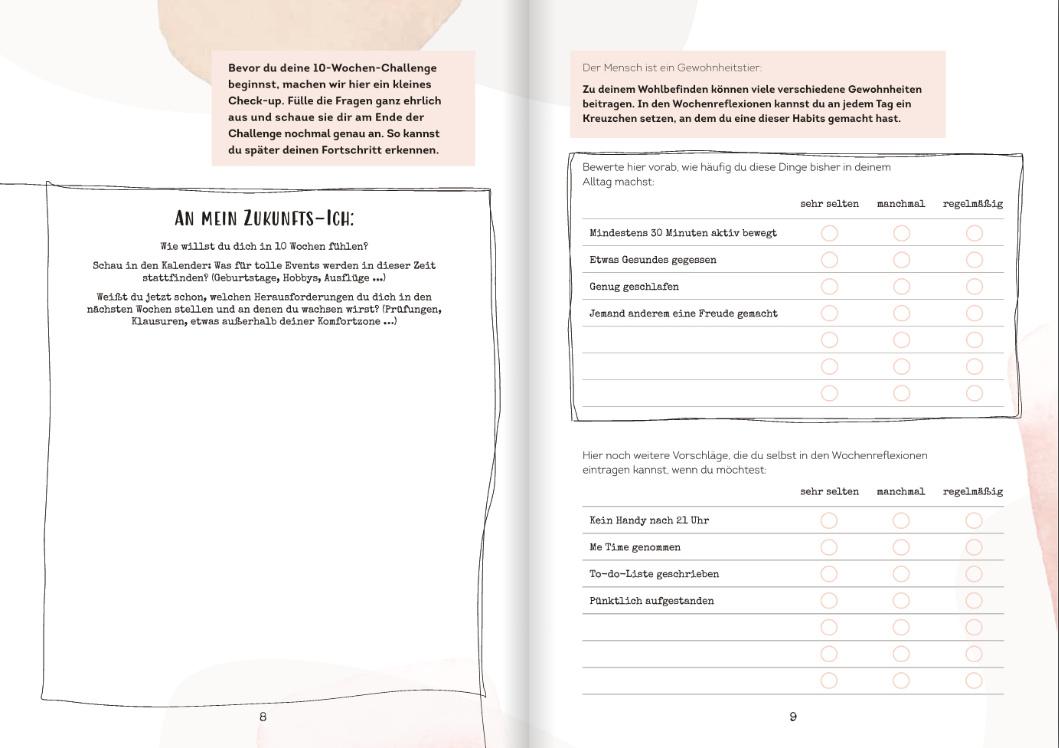 Produktbild Happy me – Meine 10-Wochen-Tagebuch-Challenge mit Social-Media-Star Cali Kessy 3 von 3