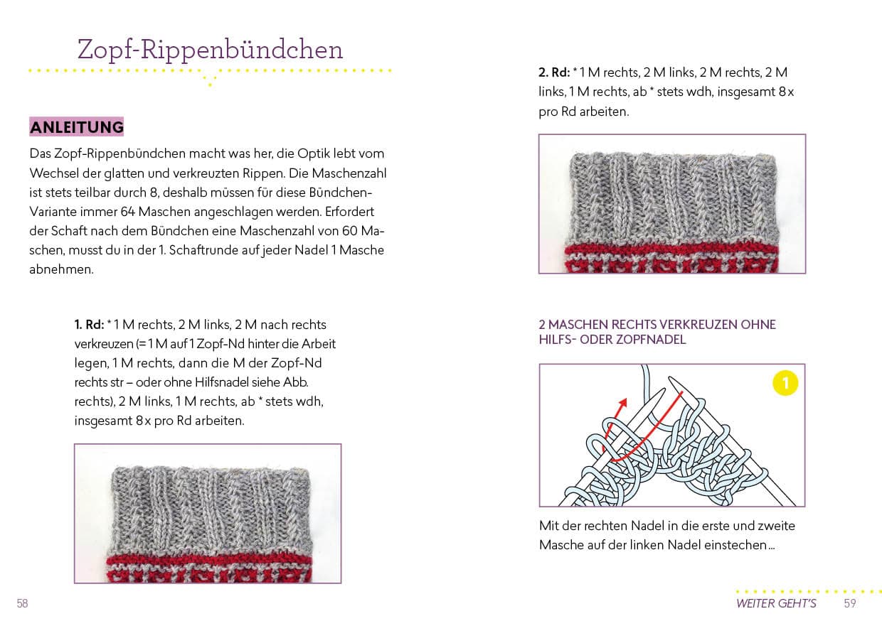 Produktbild Auf die Socke, fertig, los! Die kleine Strickschule für unterwegs 3 von 12