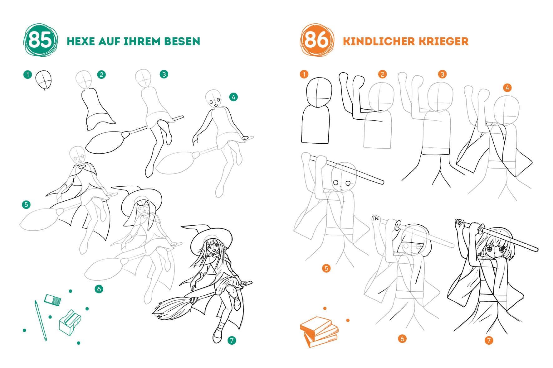 Produktbild 300 Motive zeichnen – Manga 8 von 9