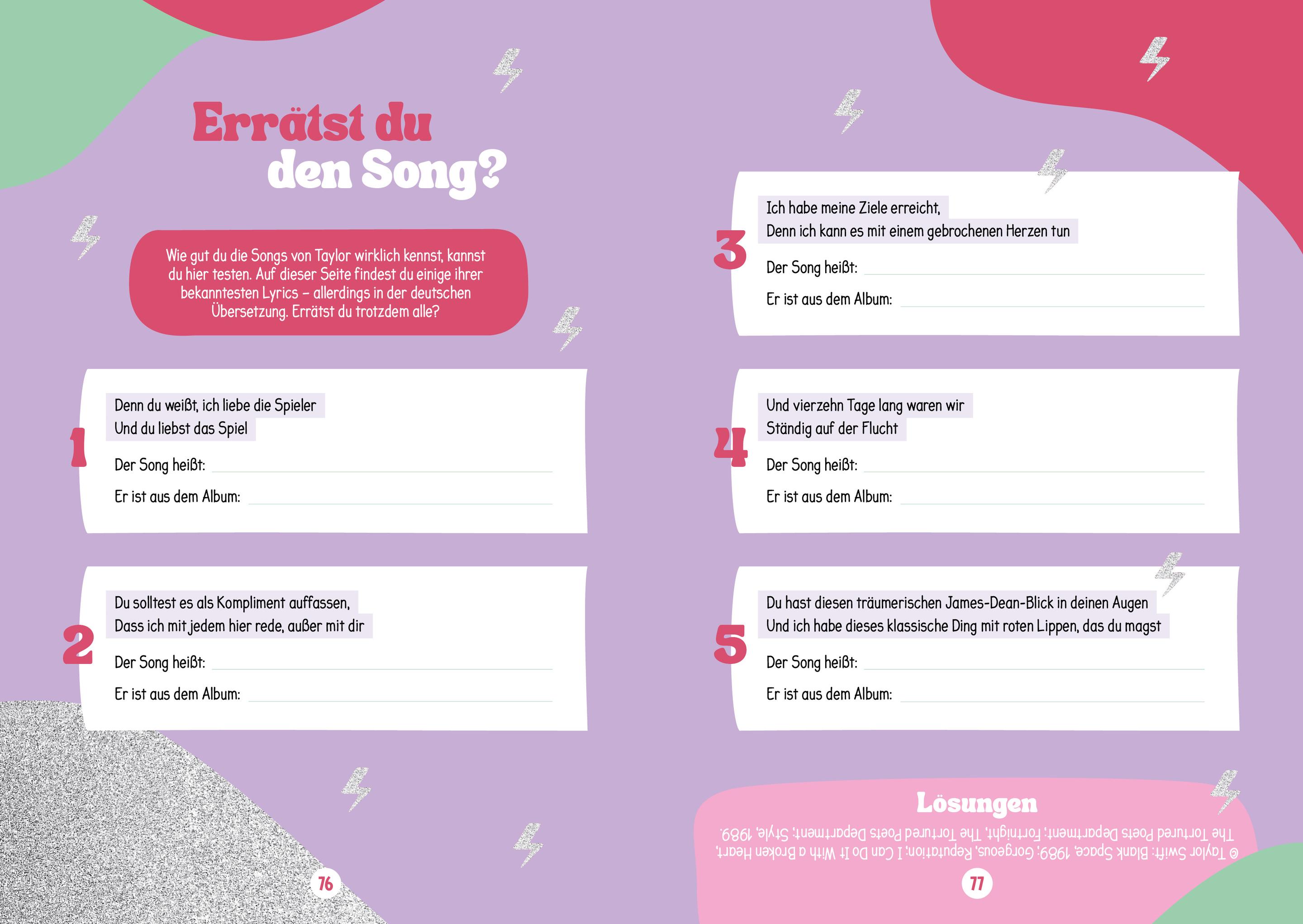 Produktbild Shake it off! Das Journal für Taylor Swift-Fans 2 von 11