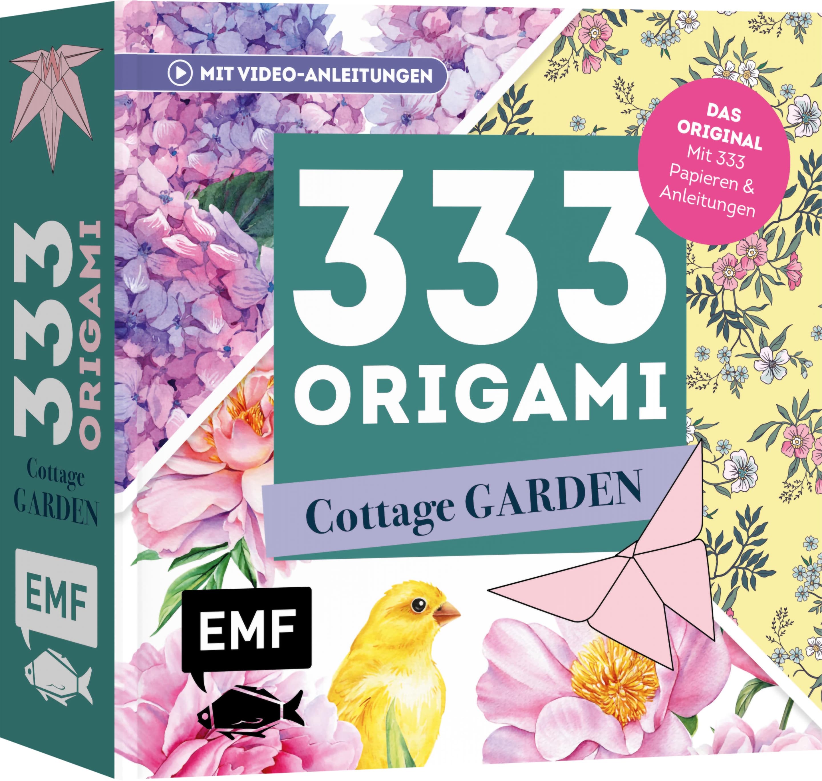 333 Origami – Cottage Garden – Wunderschöne Papiere falten für Blumen-Fans