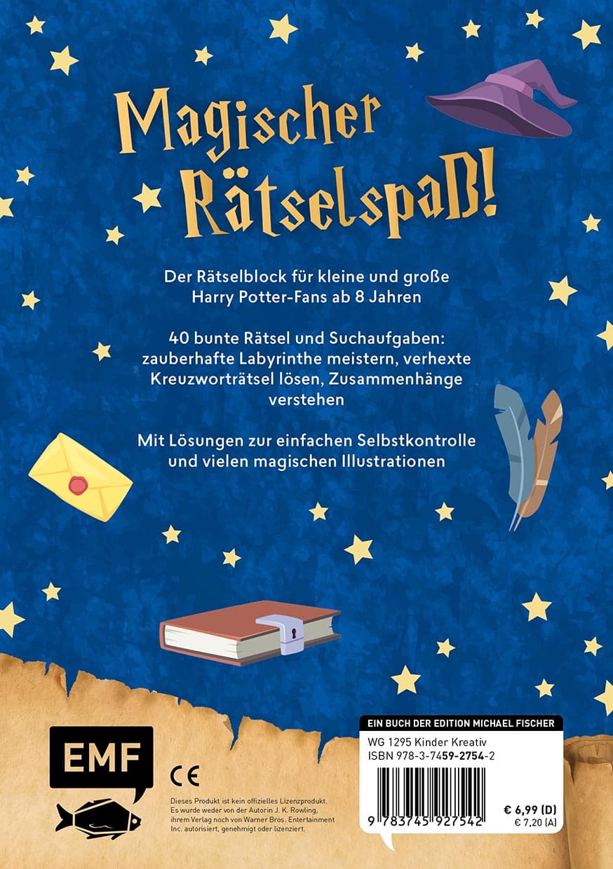 Produktbild Mein zauberhafter Rätselblock für Harry Potter-Fans – Finde die Eule! 12 von 12