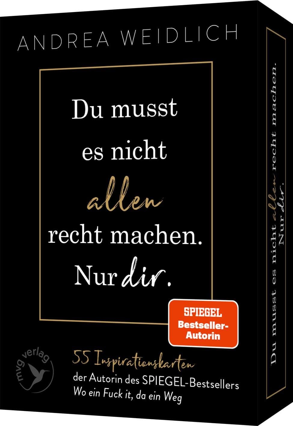 Du musst es nicht allen recht machen. Nur dir.