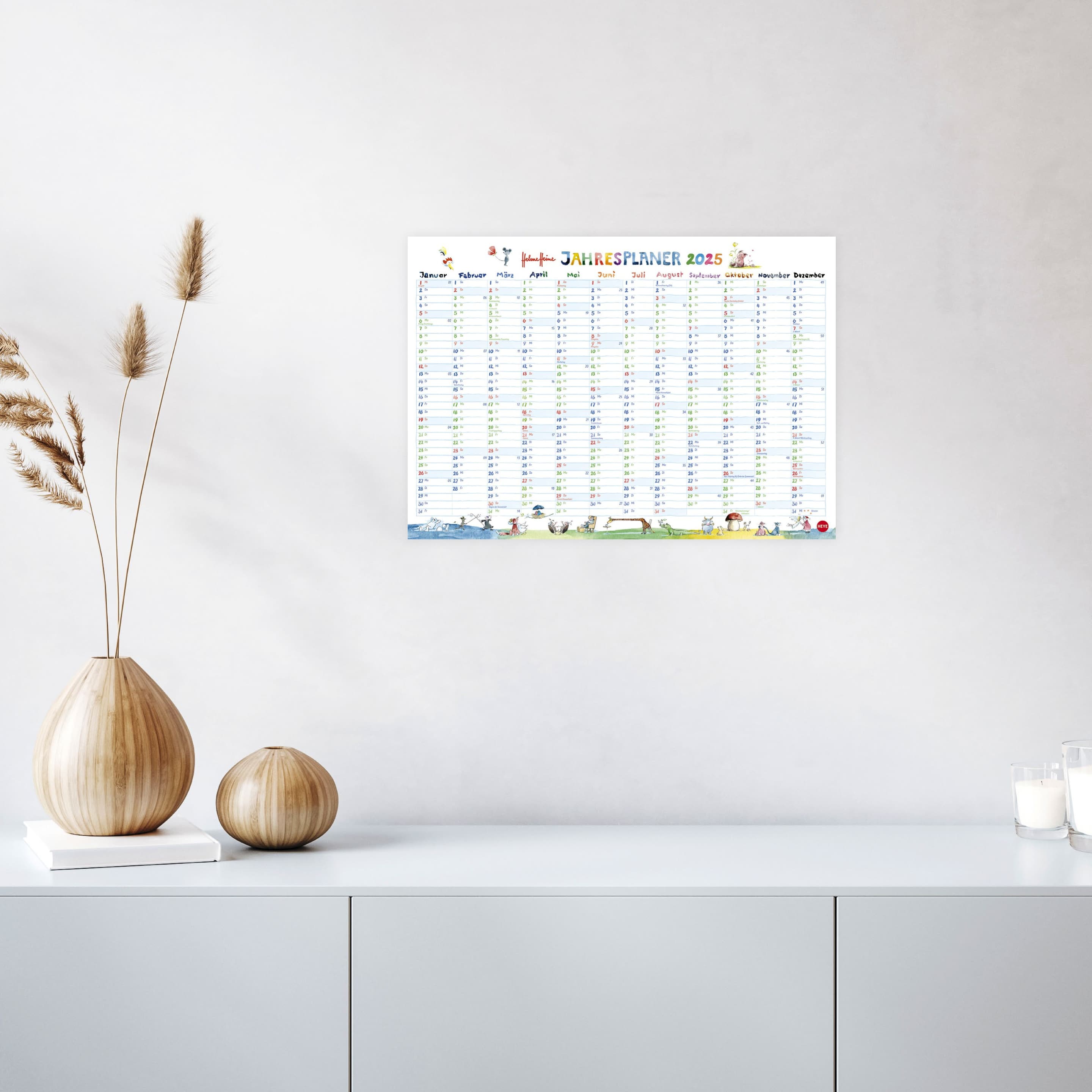 Produktbild Helme Heine: Tafelkalender A3 2025 2 von 3