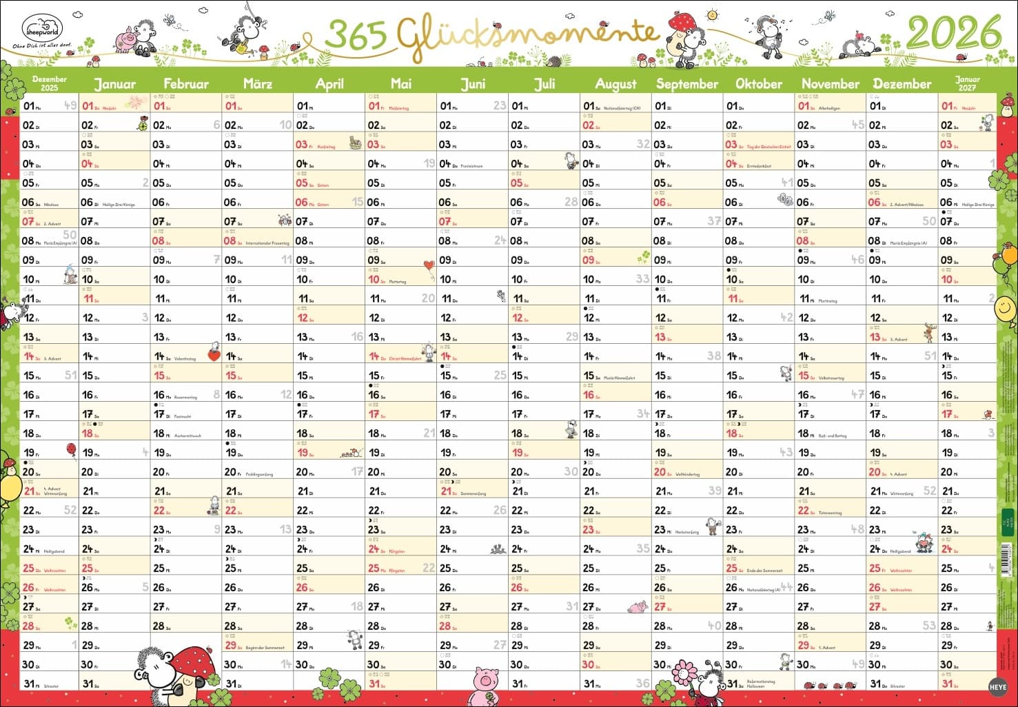 sheepworld Posterplaner 2026