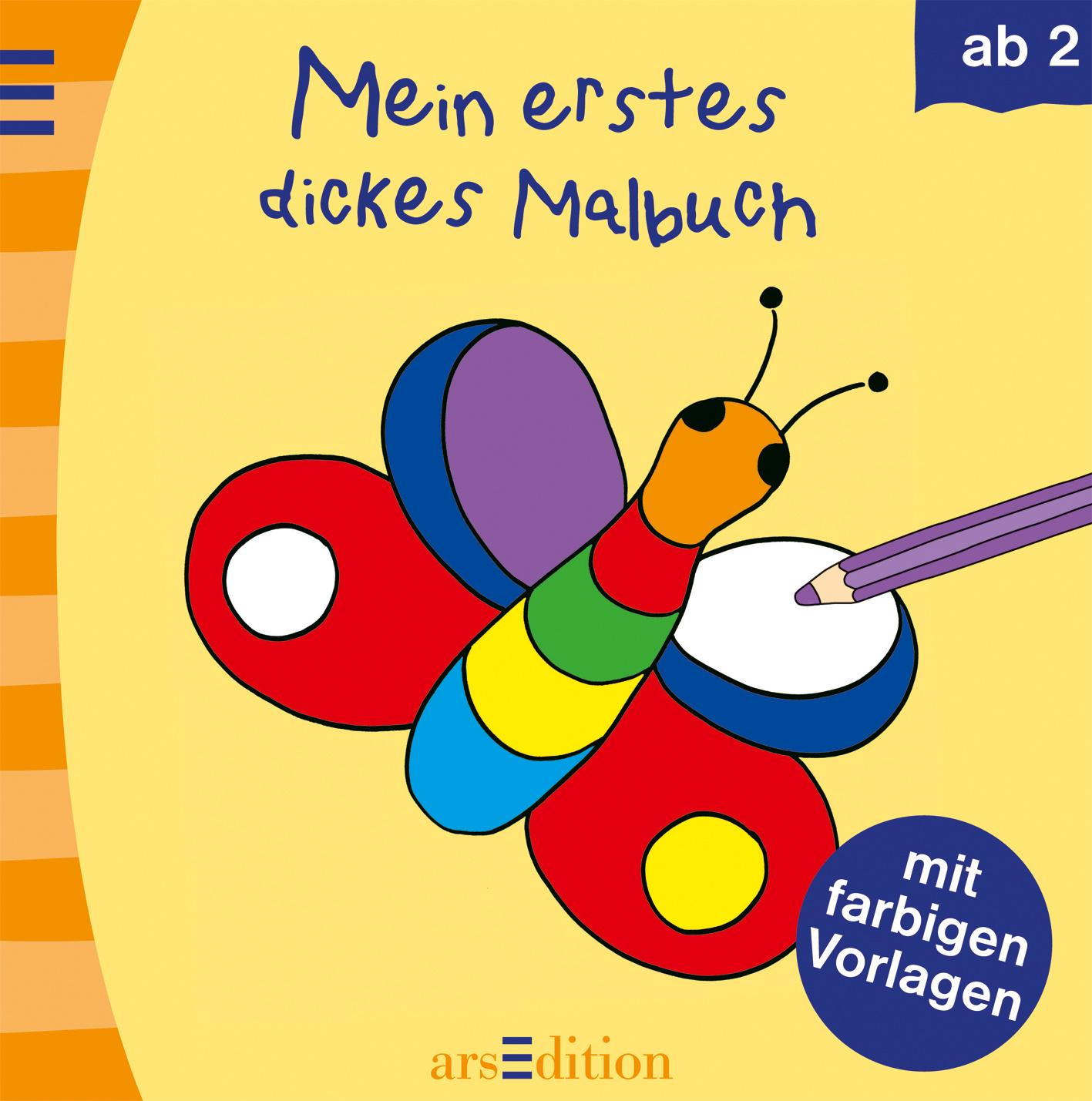 Buch - Ars edition - Mein erstes dickes Malbuch