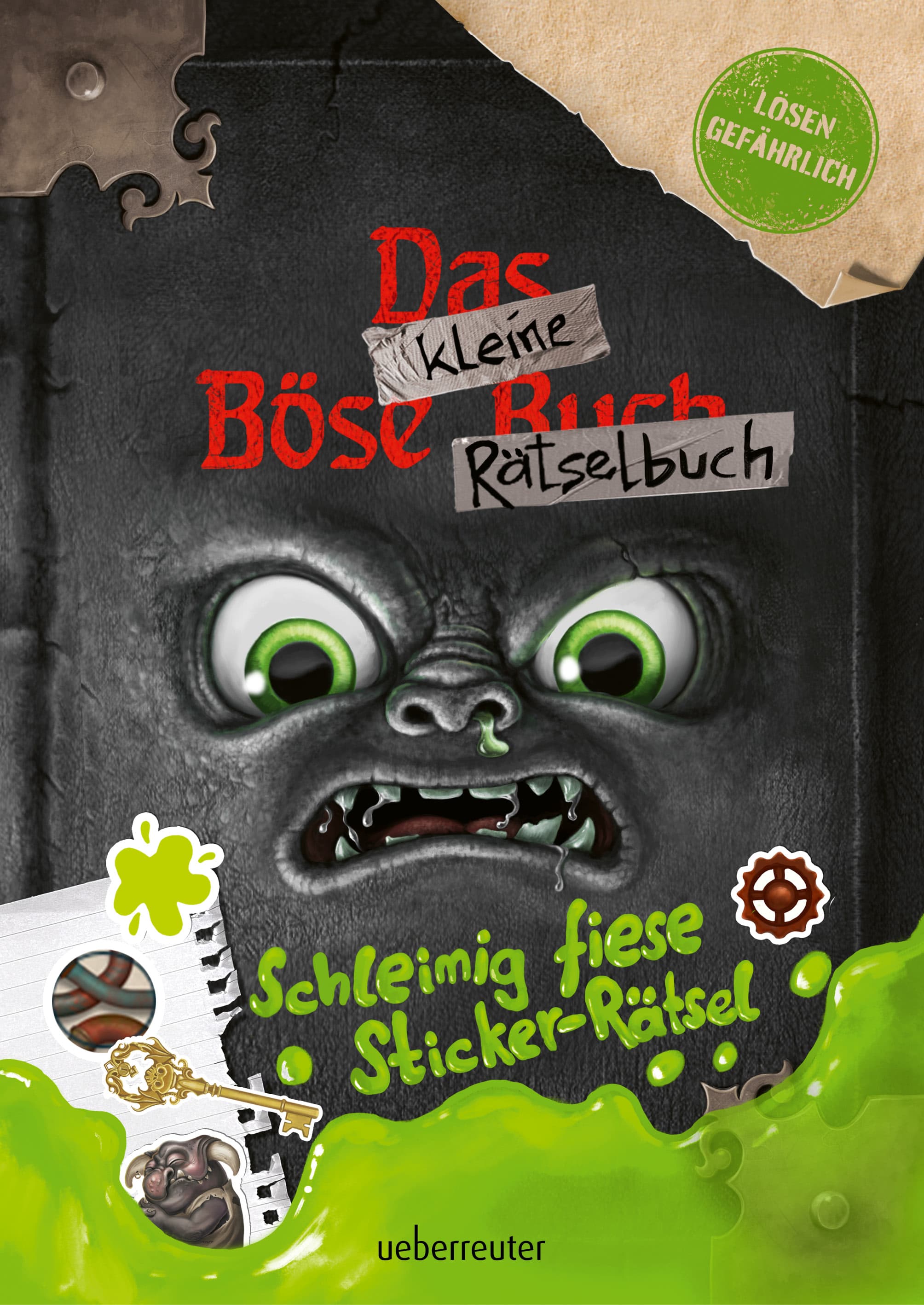 Das kleine Böse Rätselbuch – Schleimig fiese Sticker-Rätsel (Das kleine Böse Buch)