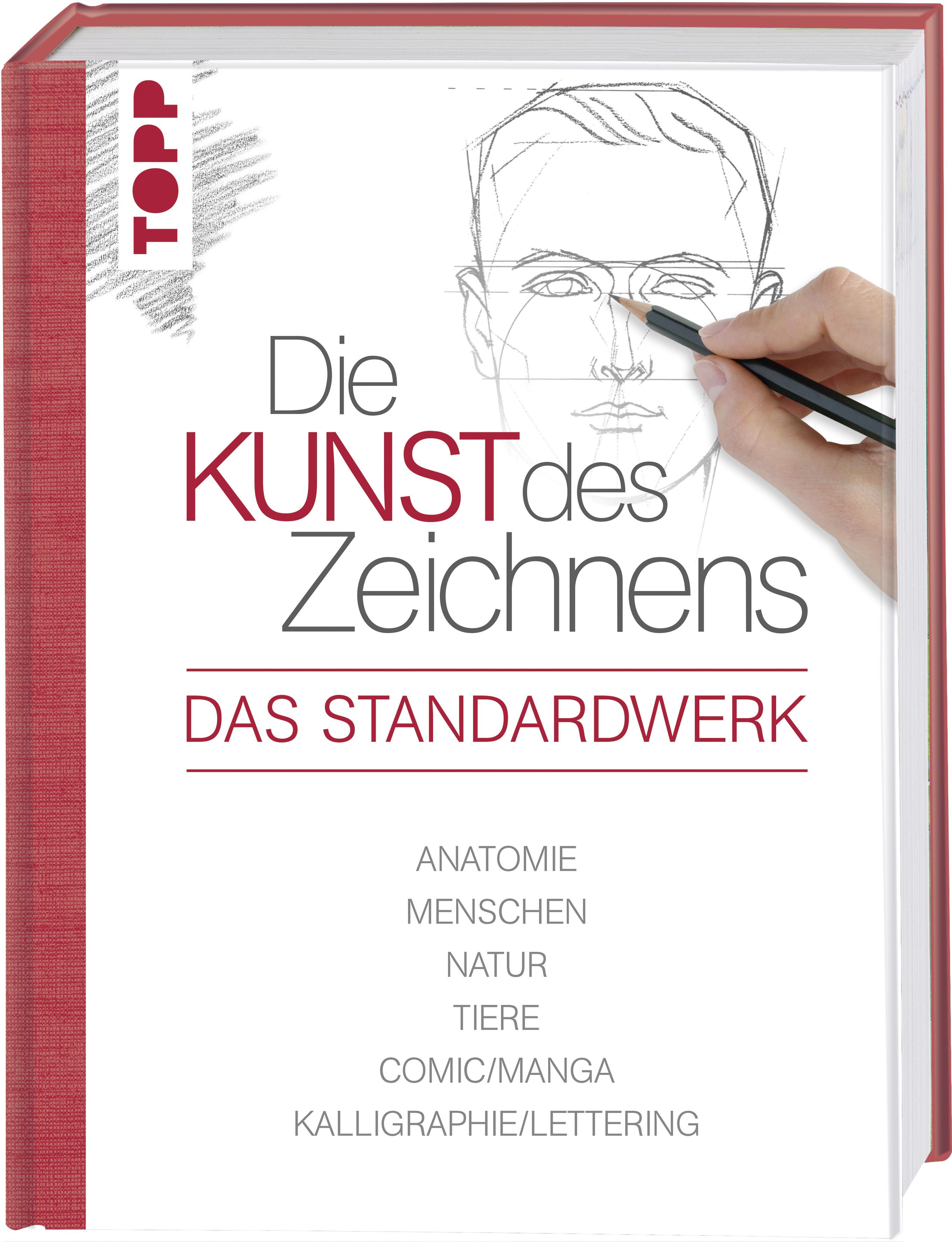 Die Kunst des Zeichnens - Das Standardwerk Anatomie, Menschen, Natur, Tiere, Comic/Manga, Kalligraphie/Lettering