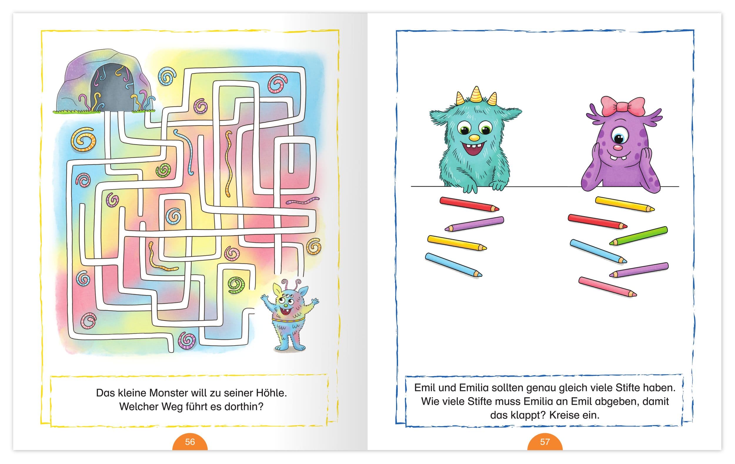 Mein monsterstarkes Vorschulbuch