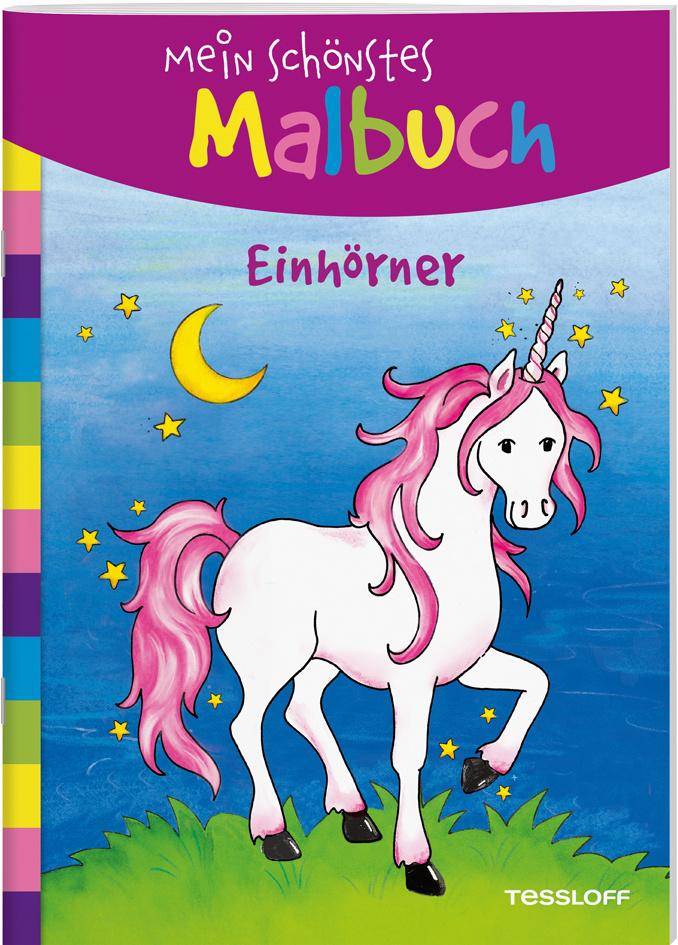 Mein schönstes Malbuch. Einhörner - Malen für Kinder ab 5 Jahren