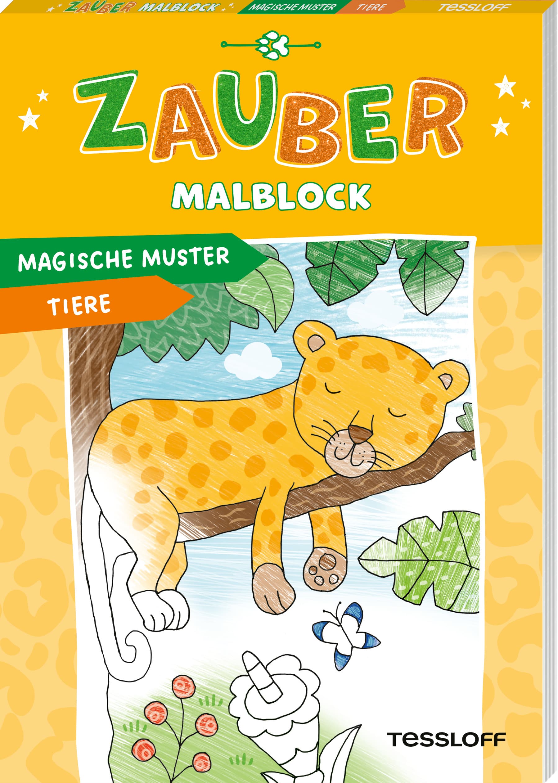 Zaubermalblock. Magische Muster. Tiere