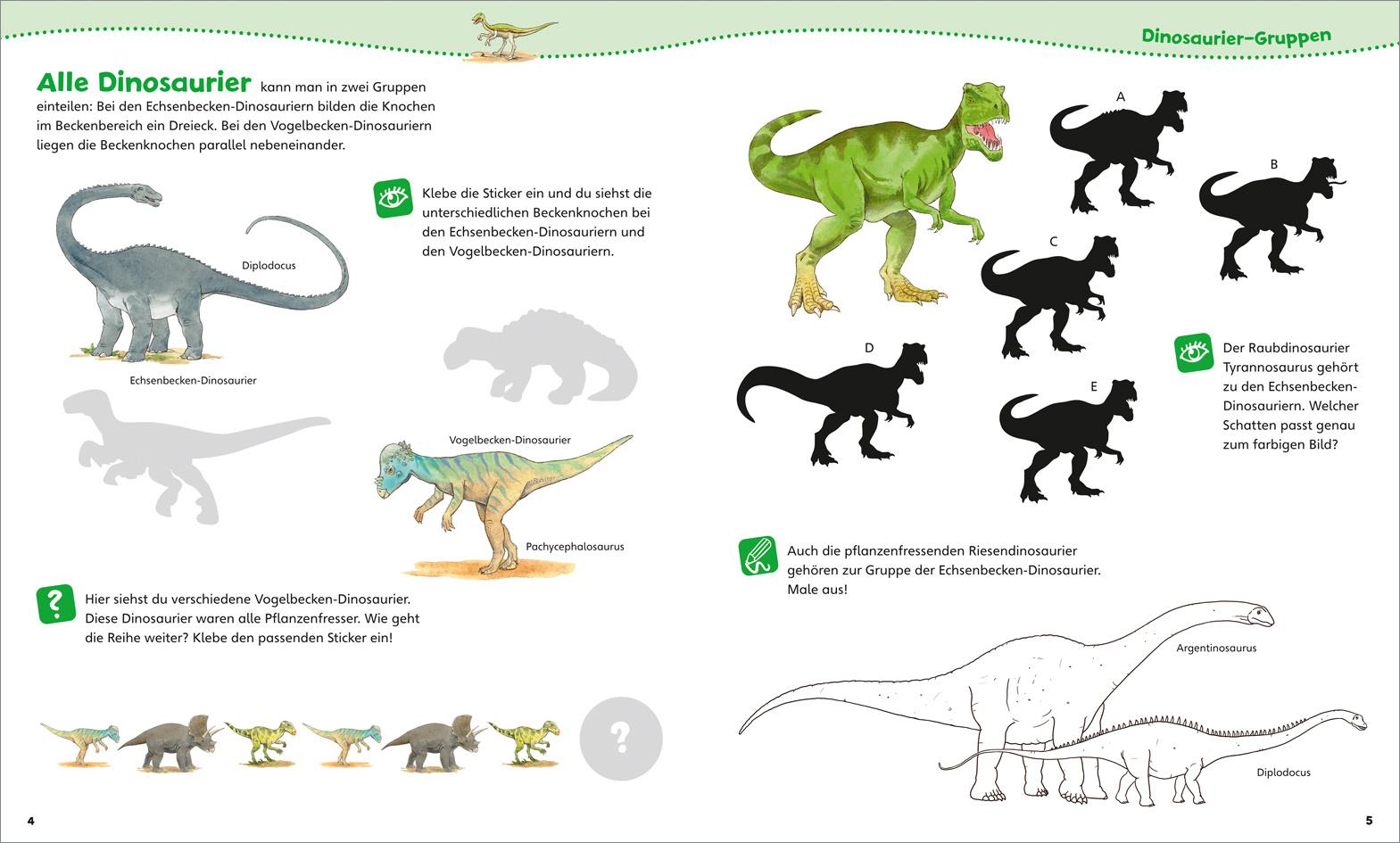 WAS IST WAS Junior Mitmachheft Dinosaurier