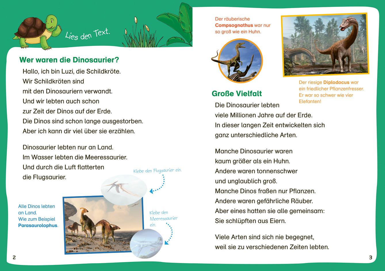 Produktbild WAS IST WAS Erstes Lesen. Leserätsel Dinosaurier 2 von 2