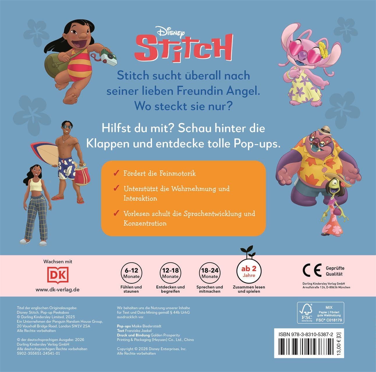Mein Pop-up-Buch zum Staunen. Disney Stitch