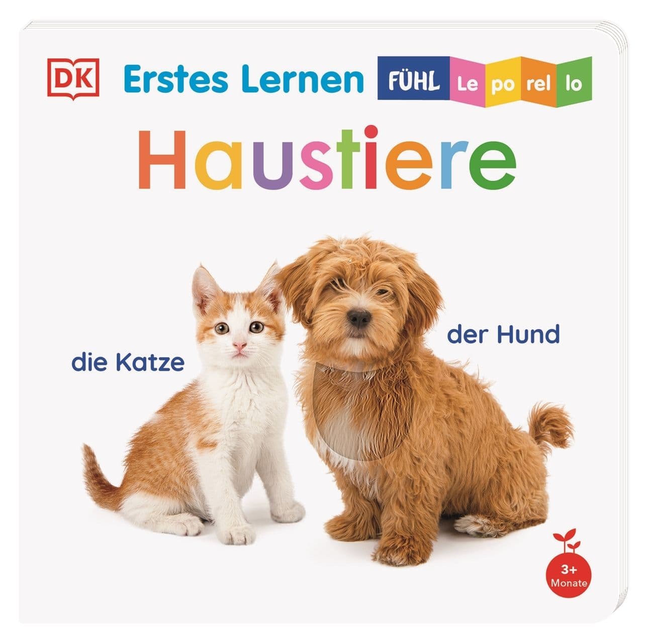 Erstes Lernen Fühl-Leporello. Haustiere