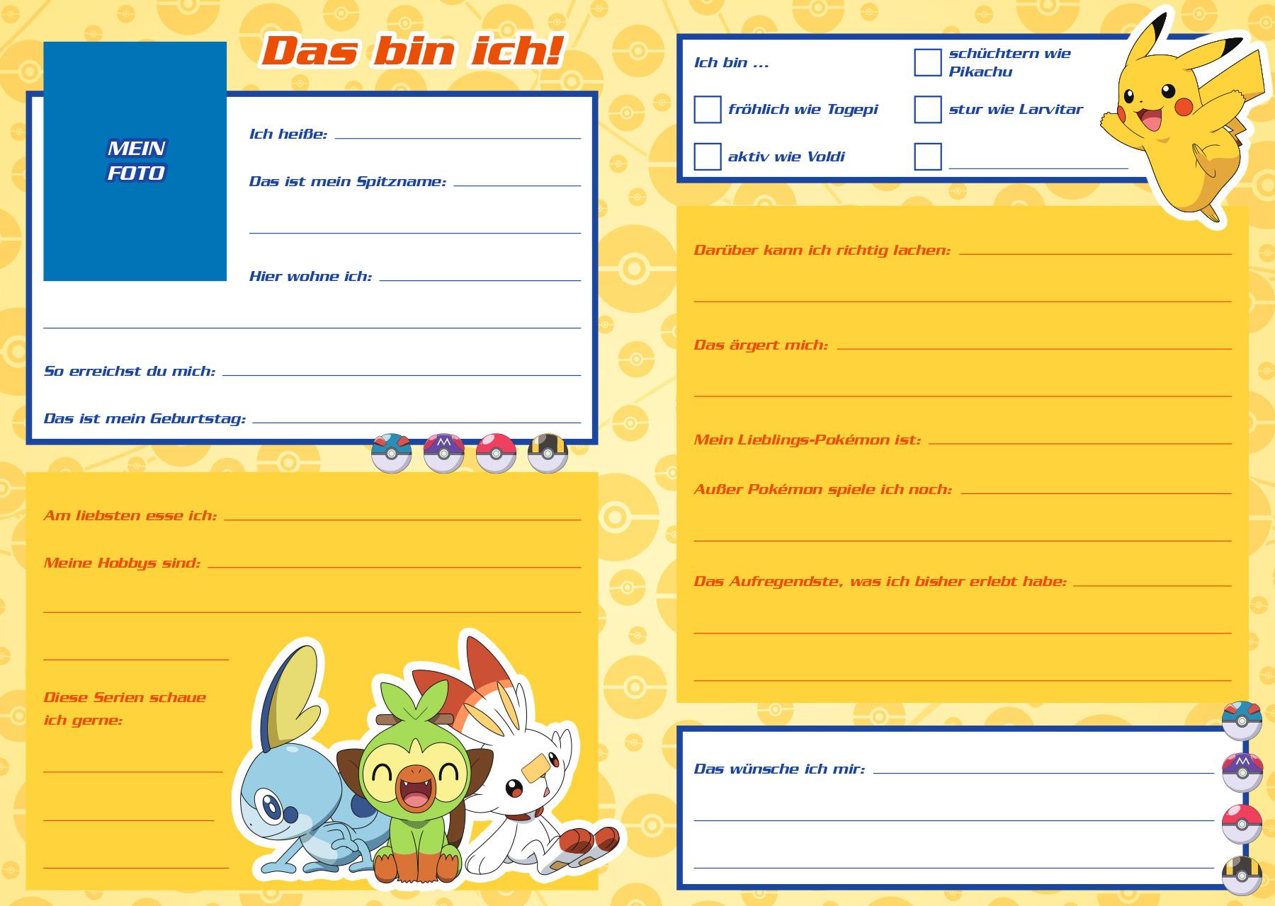 Produktbild Pokémon: Meine Freunde Freundebuch 2 von 2