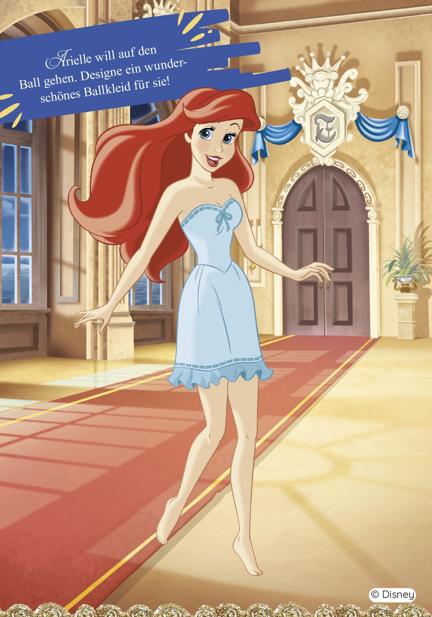 Produktbild Disney Prinzessin: Mein liebster Styling-Spaß: Stickern, Malen, Stylen 2 von 6
